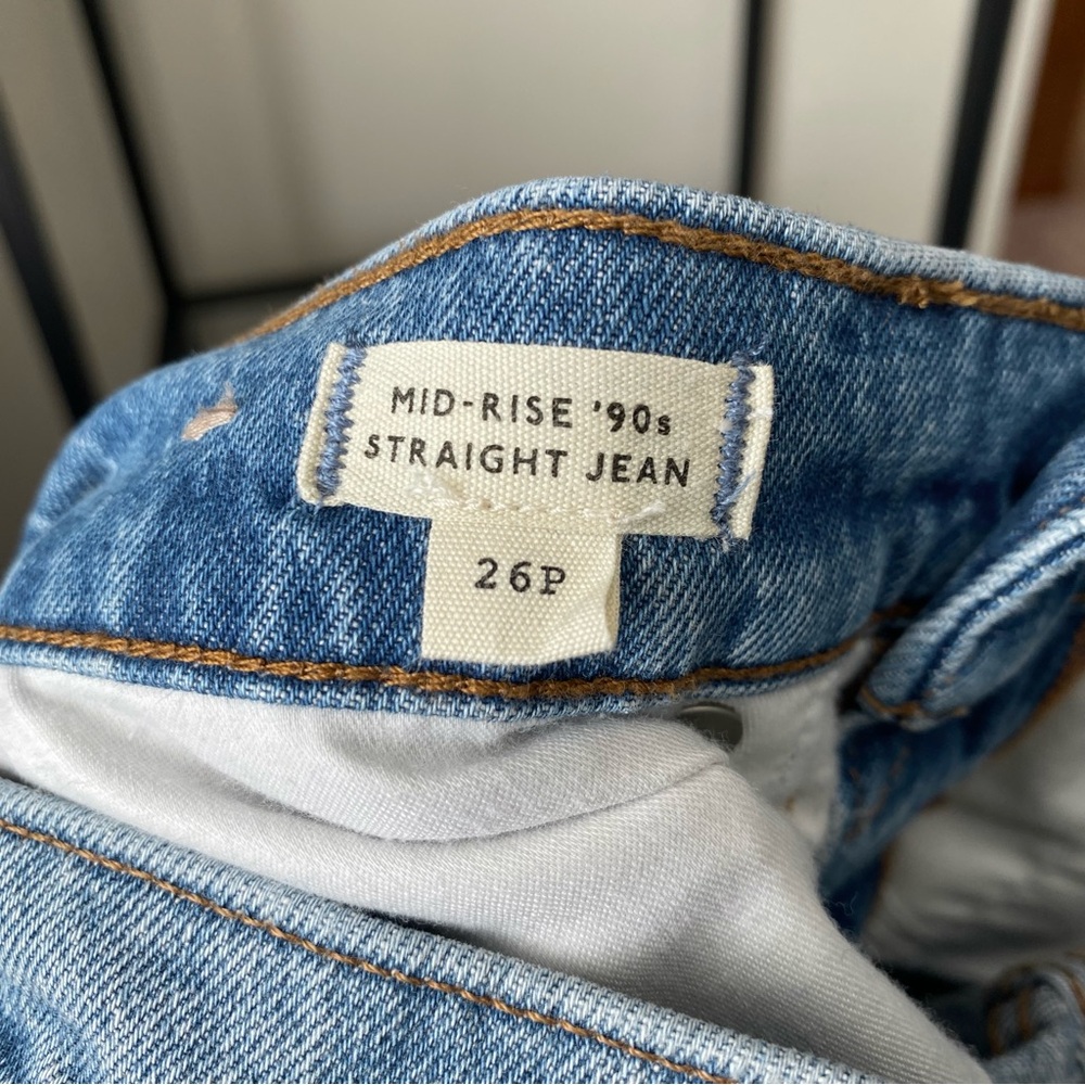 Madewell 90’s Straight Mid Rise Jeans - Picture 5 of 5
